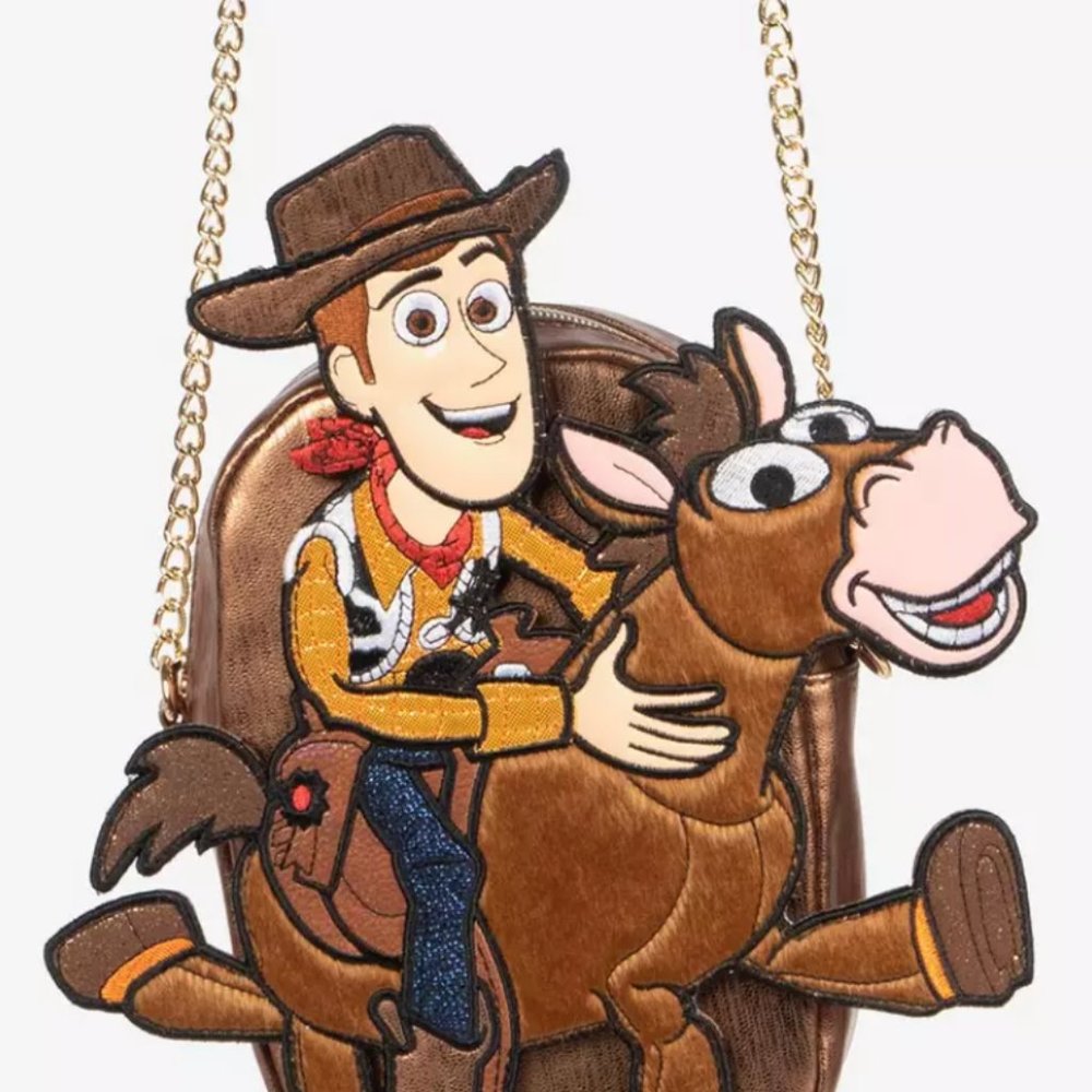 NWT Disney Danielle Nicole Toy Story Woody & Bullseye Crossbody Purse